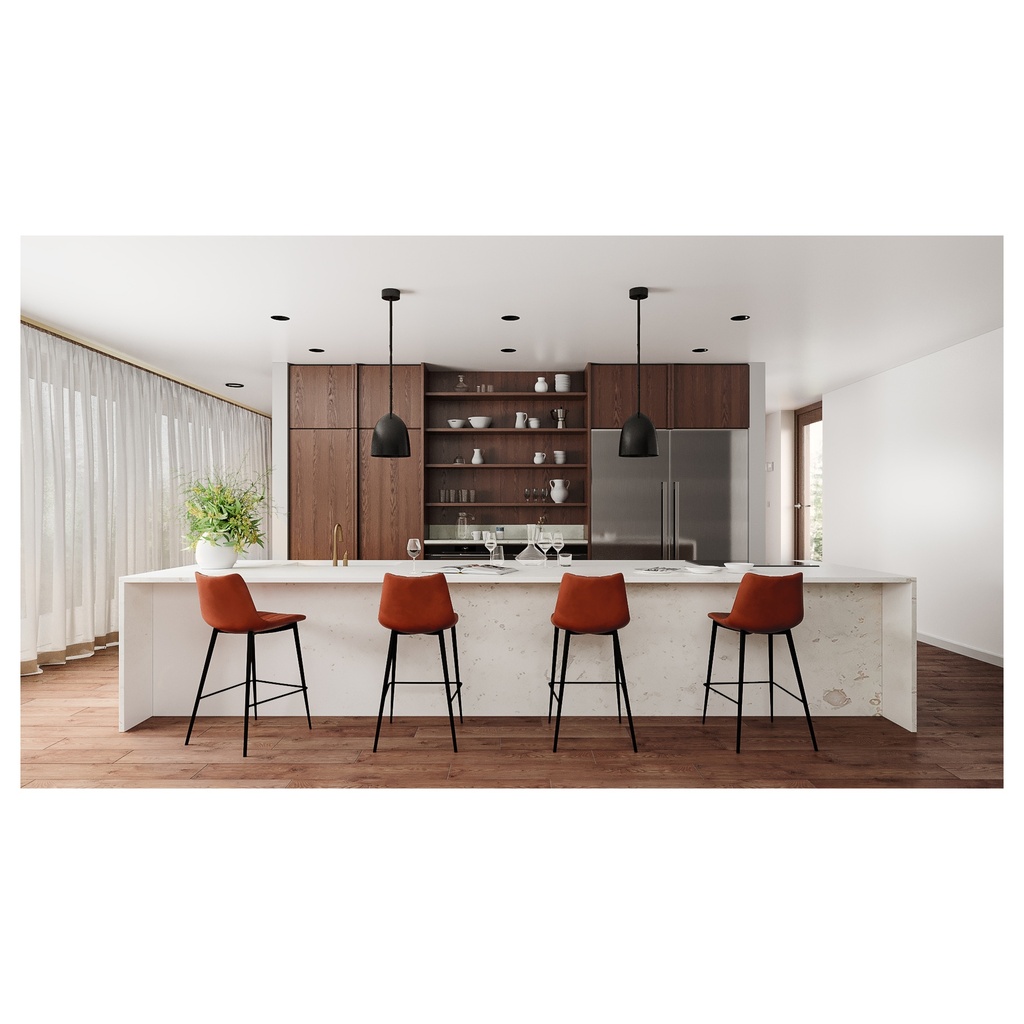 Alibi Counter Stool Brown - Set Of Two - 10