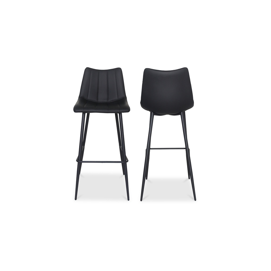 Alibi Barstool Matte Black - Set Of Two - 1