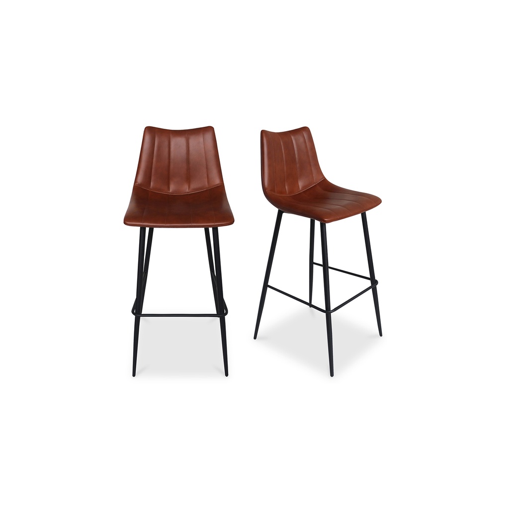 Alibi Barstool Brown - Set Of Two - 1