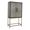 Mako Bar Cabinet Grey - 1