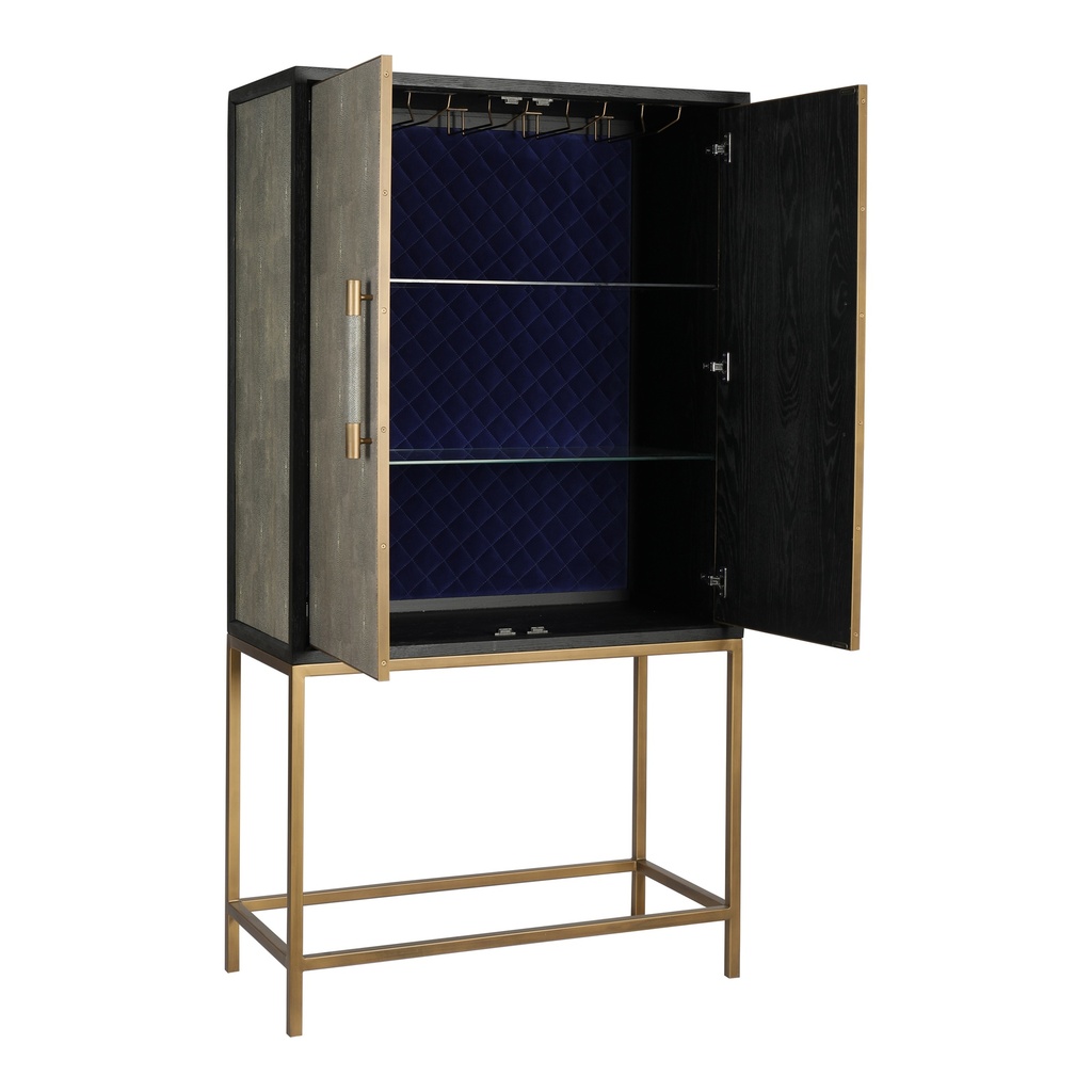 Mako Bar Cabinet Grey - 3