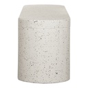 Lyon Outdoor Bench White Terrazzo - 2