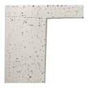 Lyon Outdoor Bench White Terrazzo - 3