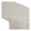 Lyon Outdoor Bench White Terrazzo - 4