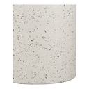 Lyon Outdoor Bench White Terrazzo - 5