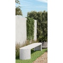 Lyon Outdoor Bench White Terrazzo - 8