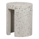 Lyon Outdoor Stool White Terrazzo - 1