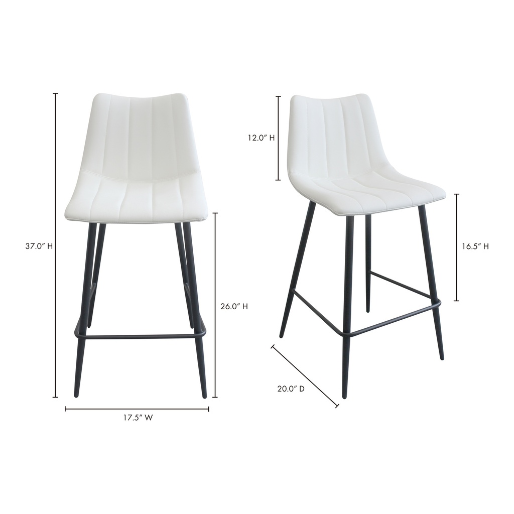 Alibi Counter Stool Ivory - Set Of Two - 10