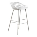 Piazza Outdoor Barstool White - Set Of Two - 4