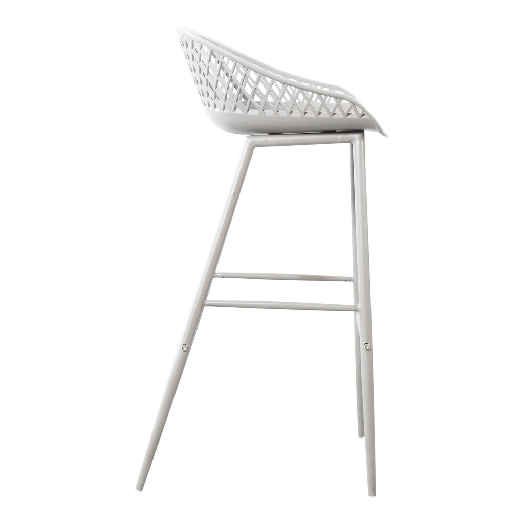 Piazza Outdoor Barstool White - Set Of Two - 6