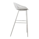 Piazza Outdoor Barstool White - Set Of Two - 6