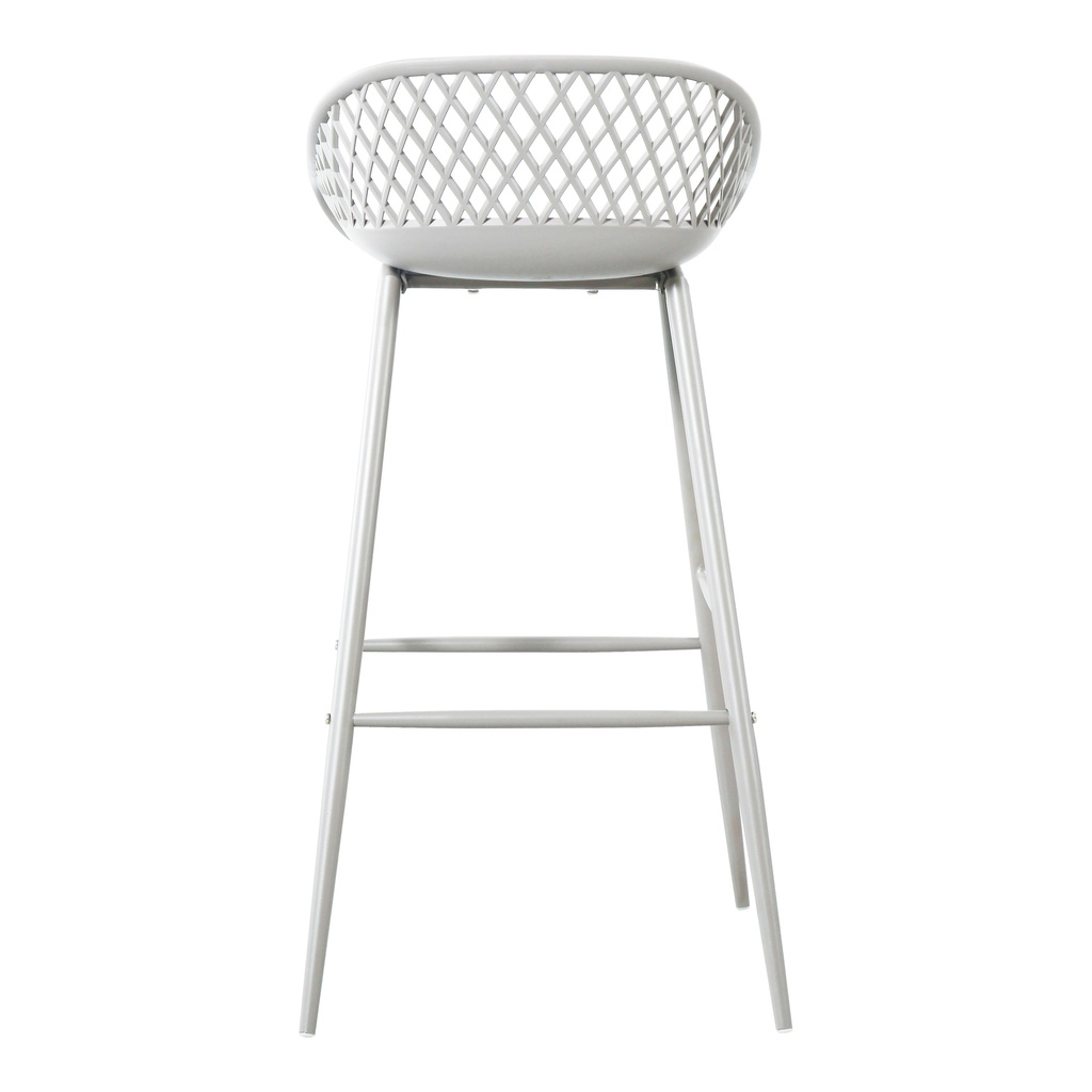 Piazza Outdoor Barstool White - Set Of Two - 7