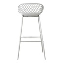 Piazza Outdoor Barstool White - Set Of Two - 7