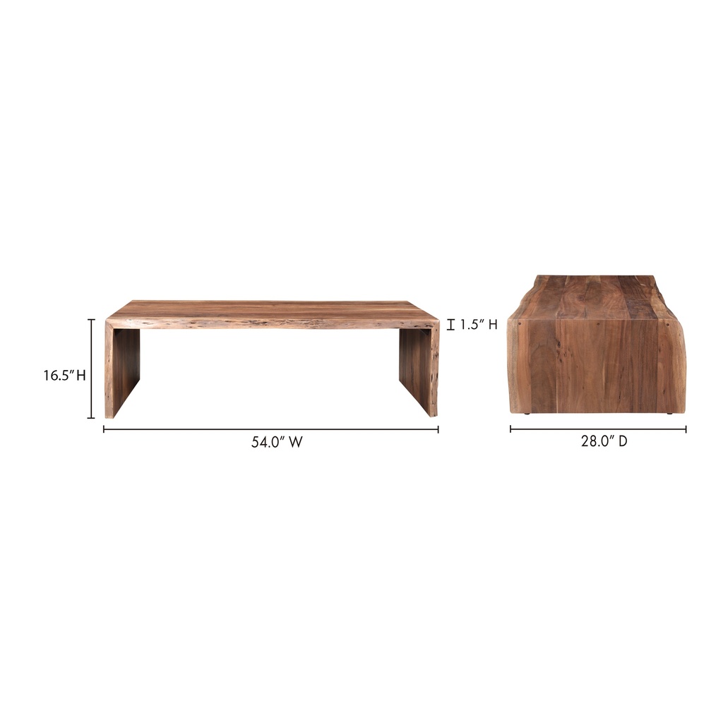 Tyrell Coffee Table Natural Brown - 10