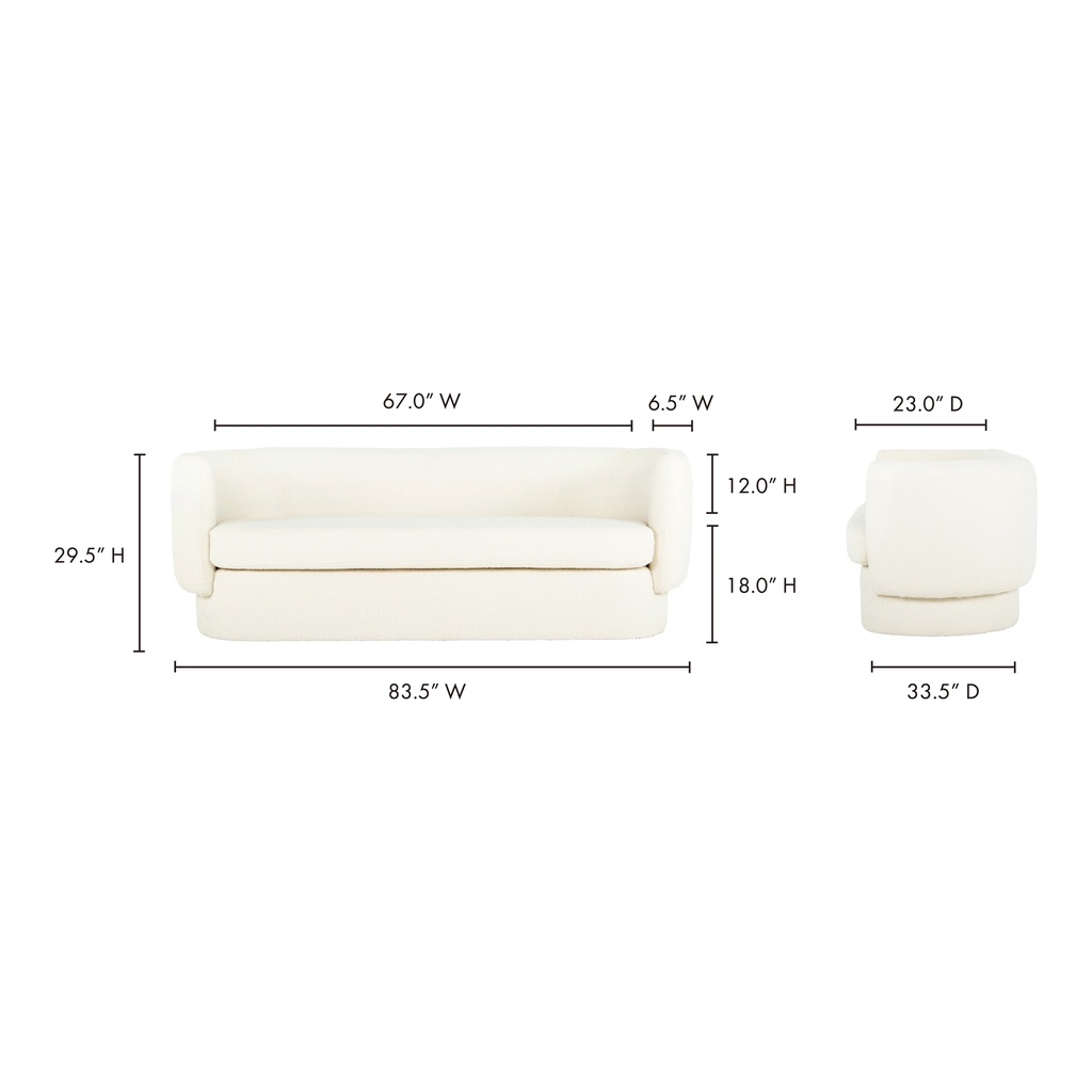 Koba Sofa Maya White - 8