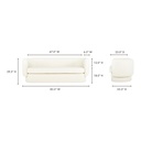 Koba Sofa Maya White - 8