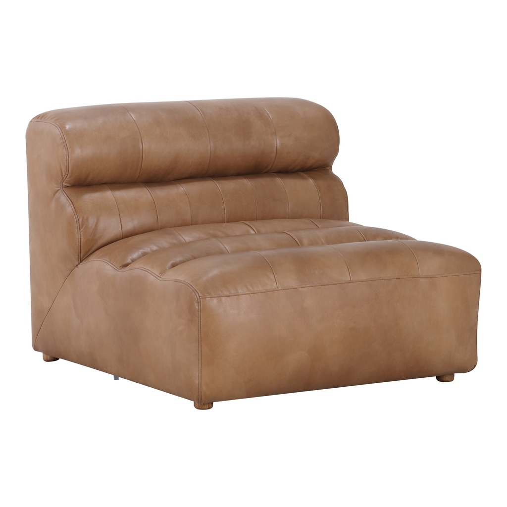 Ramsay Leather Slipper Chair Tan - 1