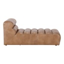 Ramsay Leather Chaise Tan - 2