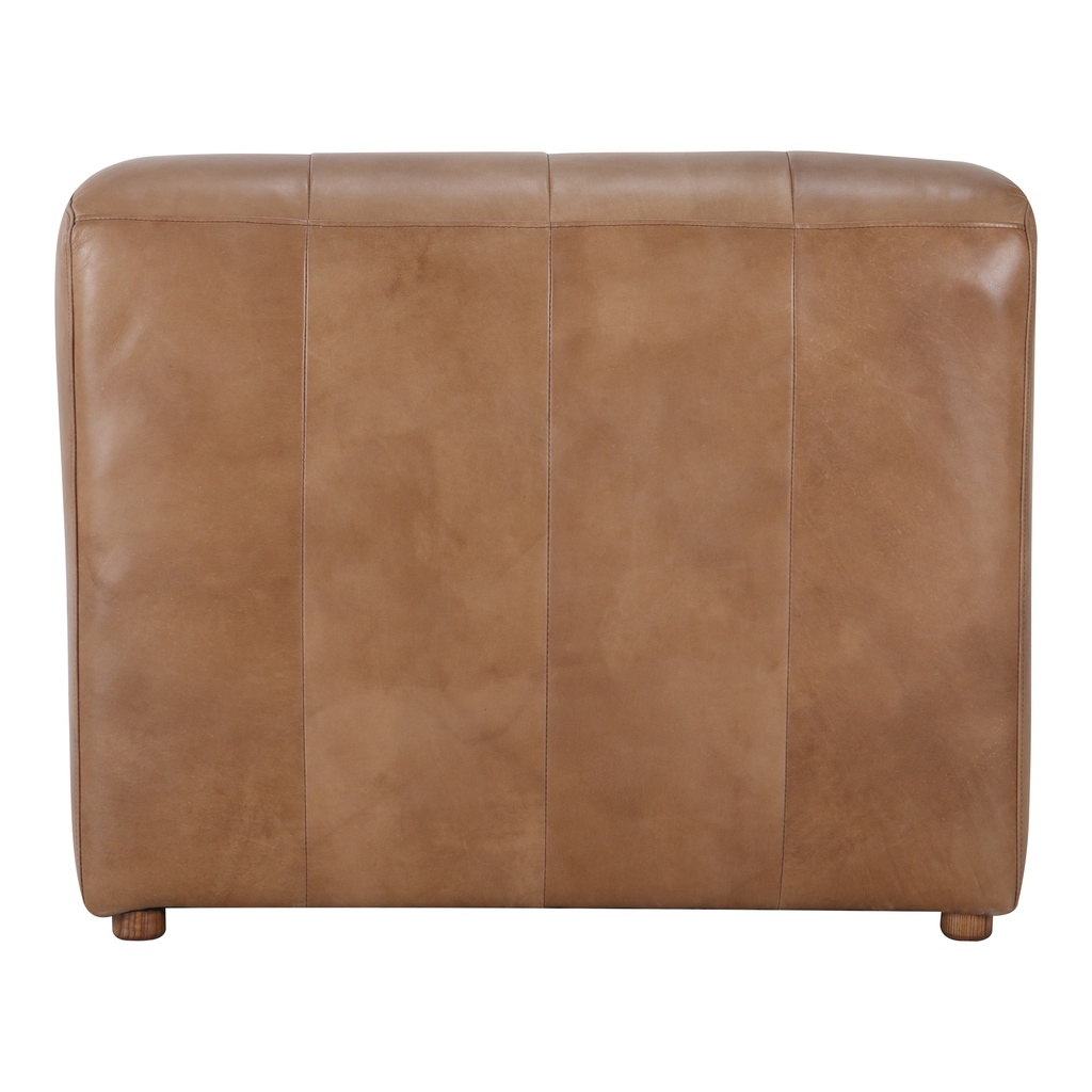 Ramsay Leather Chaise Tan - 3
