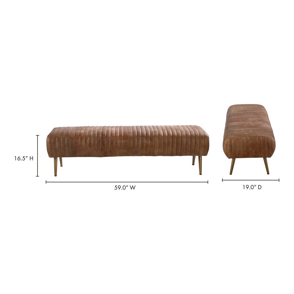 Endora Bench Open Road Brown - 7