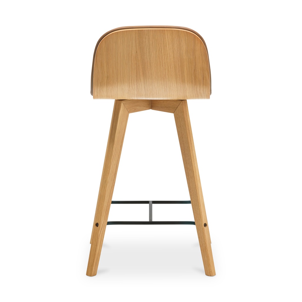Napoli Leather Counter Stool - 3