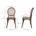 Rivalto Dining Chair Brown - Set Of Two - 8