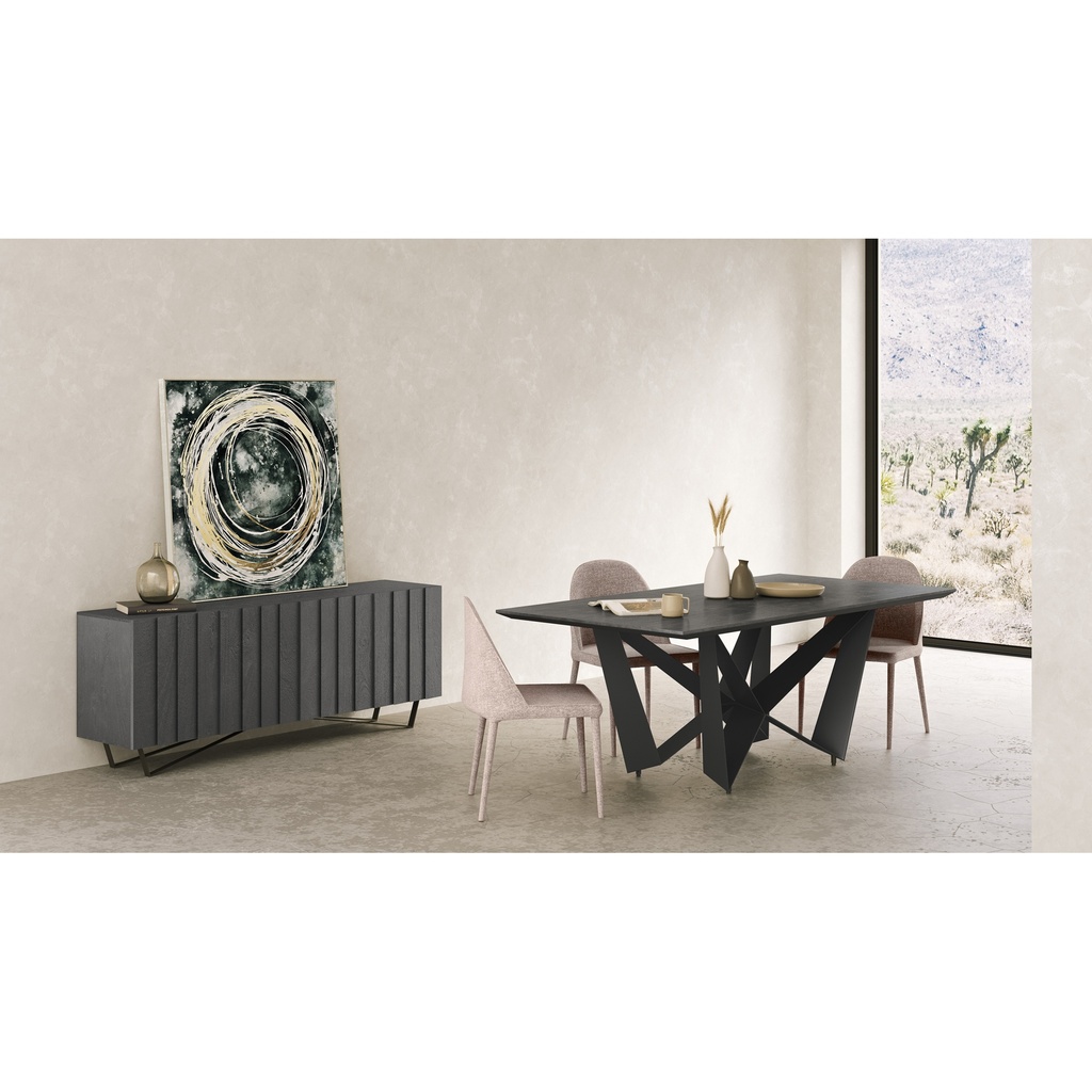 Brolio Sideboard Charcoal - 12