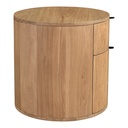 Theo Two Drawer Nightstand Natural - 2