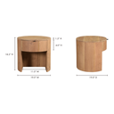 Theo One Drawer Nightstand Natural - 10