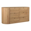 Theo 6 Drawer Dresser Natural - 1