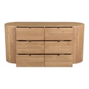 Theo 6 Drawer Dresser Natural - 3
