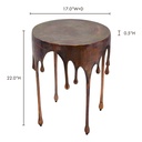 Copperworks Accent Table Antique Copper - 4