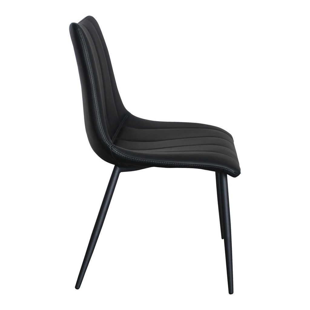 Alibi Dining Chair Matte Black - Set Of Two - 4