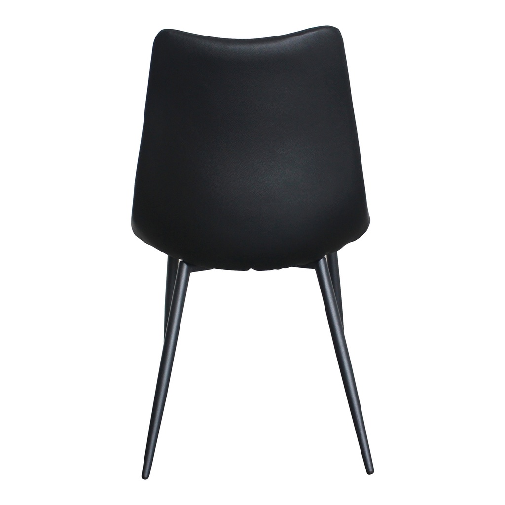 Alibi Dining Chair Matte Black - Set Of Two - 5