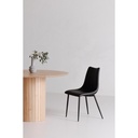 Alibi Dining Chair Matte Black - Set Of Two - 7