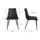 Alibi Dining Chair Matte Black - Set Of Two - 10