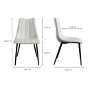 Alibi Dining Chair Ivory - Set Of Two - 9