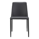 Nora Dining Chair Black Vegan Leather - Set Of Two - 3