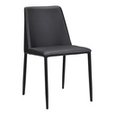 Nora Dining Chair Black Vegan Leather - Set Of Two - 4