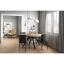 Nora Dining Chair Black Vegan Leather - Set Of Two - 8