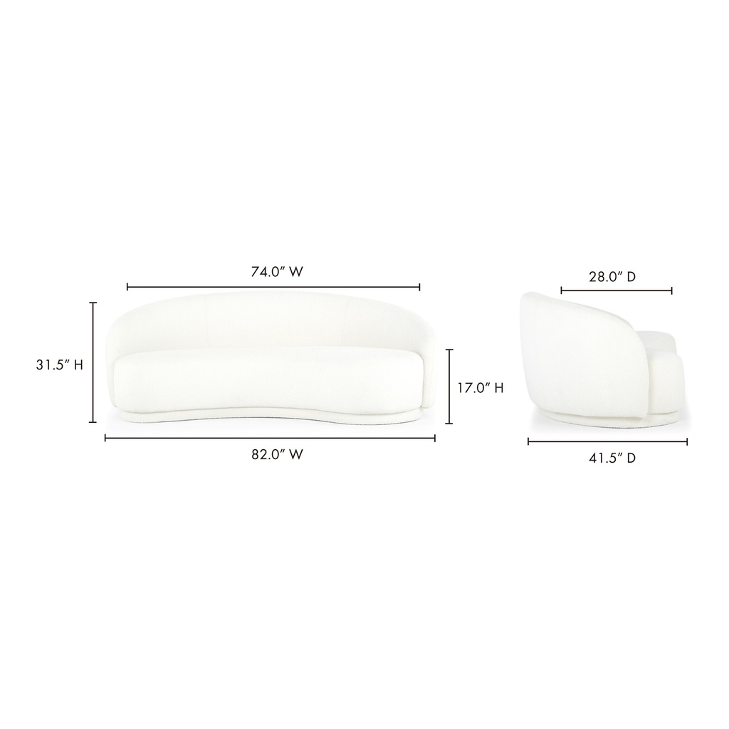 Excelsior Sofa Cream - 11