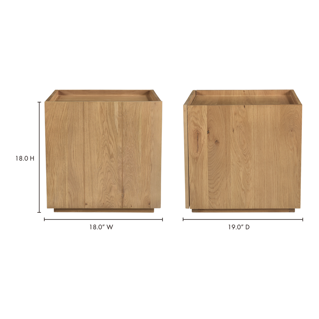 Plank Nightstand Natural - 10