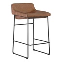 Starlet Counter Stool Open Road Brown Leather - Set Of Two - 4