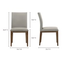 Frankie Dining Chair Grey - Set Of Two - 7