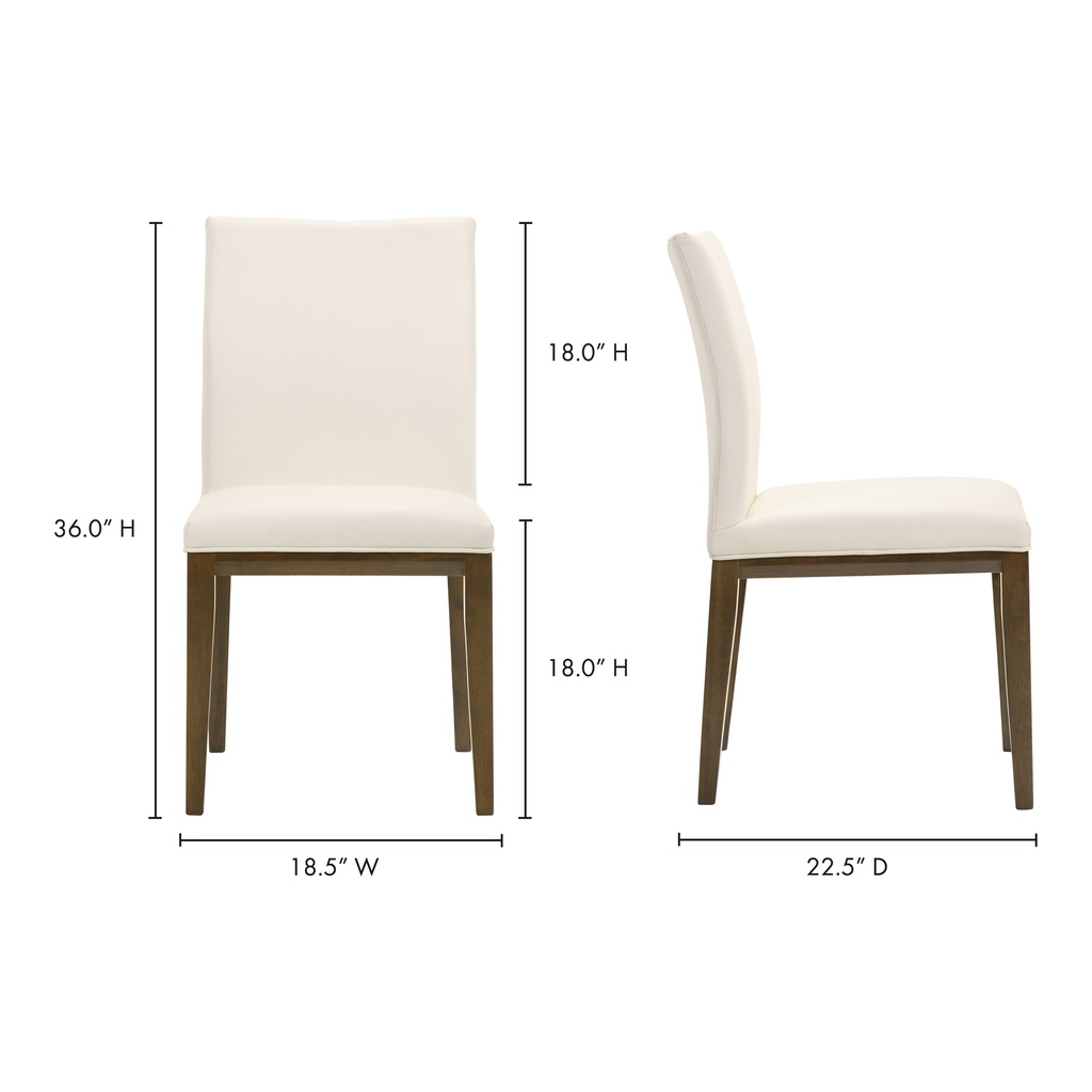 Frankie Dining Chair White - Set Of Two - 7