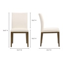 Frankie Dining Chair White - Set Of Two - 7