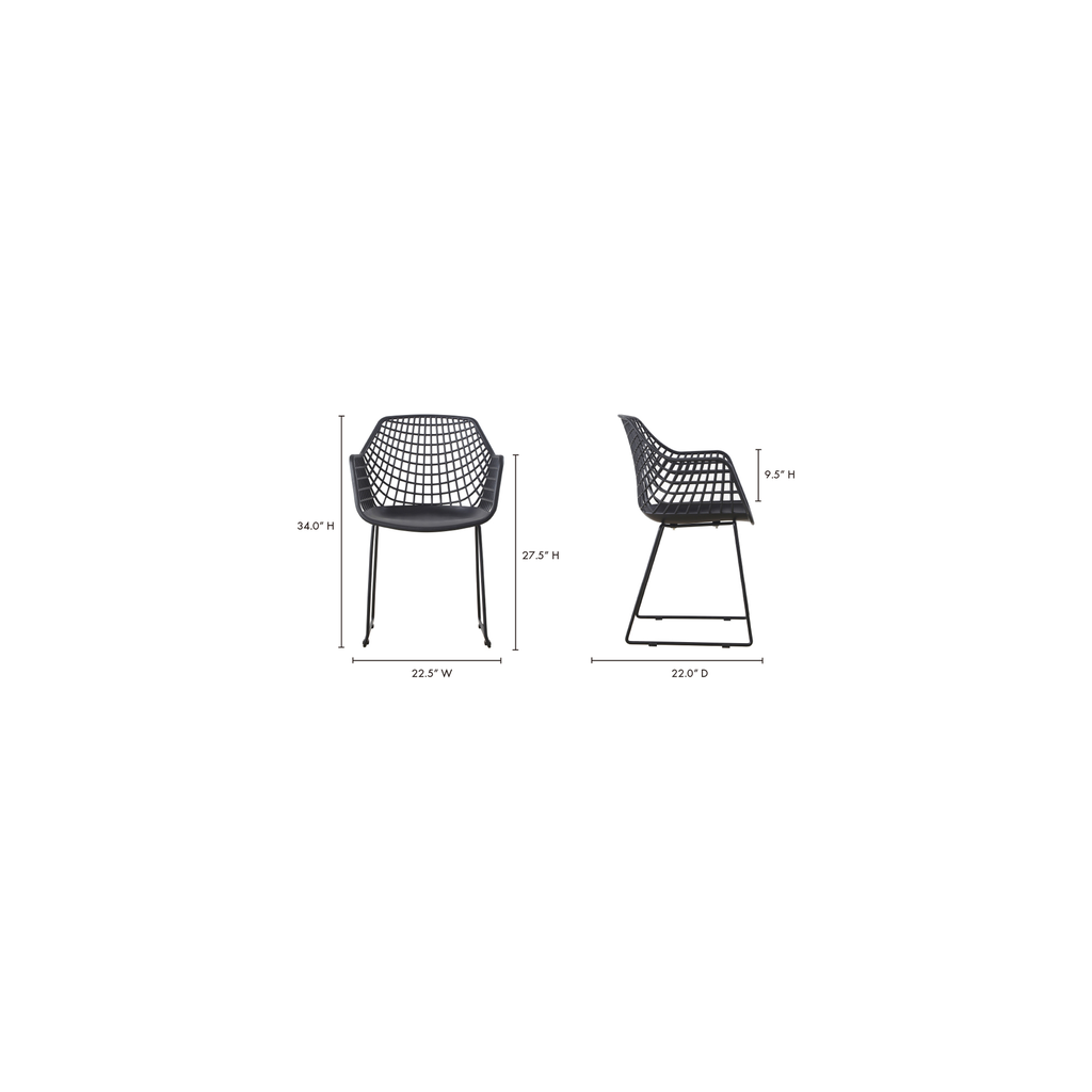 Honolulu Chair Black - Set Of Two - 10