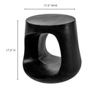 Rothko Outdoor Stool Black - 5