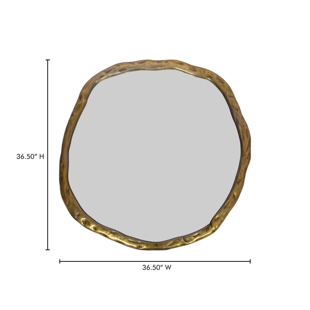 Foundry Large Mirror Gold - 4