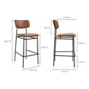 Sailor Bar Stool Brown - 6